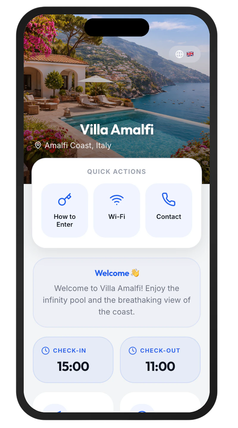Keylo — The Guest App for Your Guests.  screenshot 2