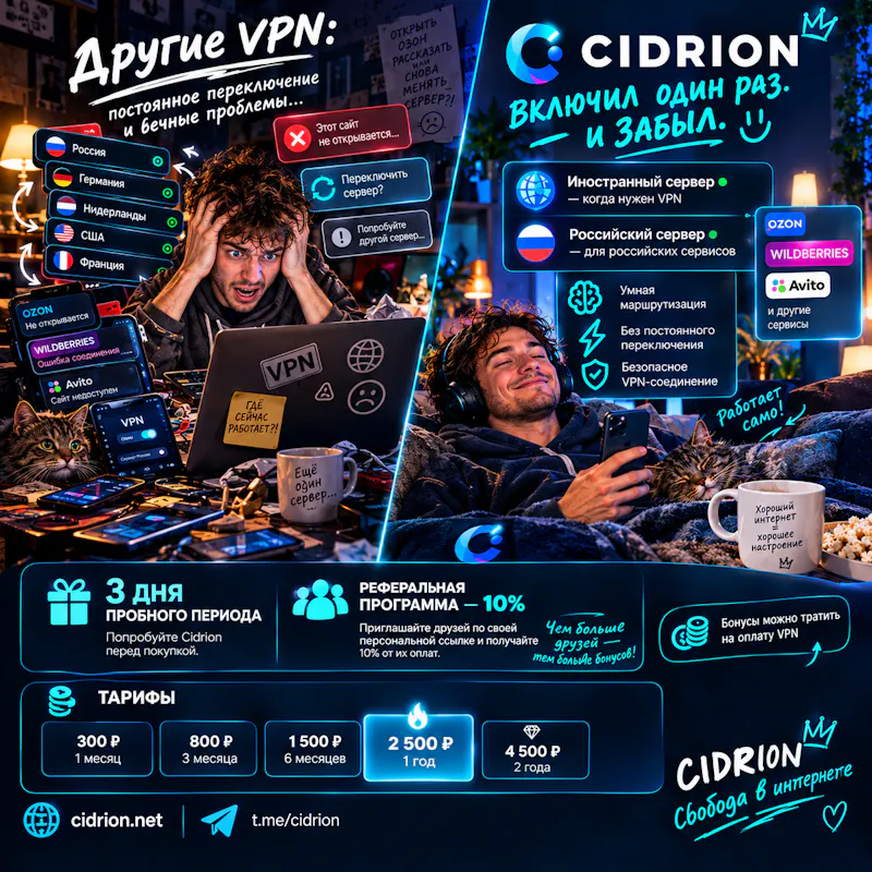 CIDRION VPN screenshot 4