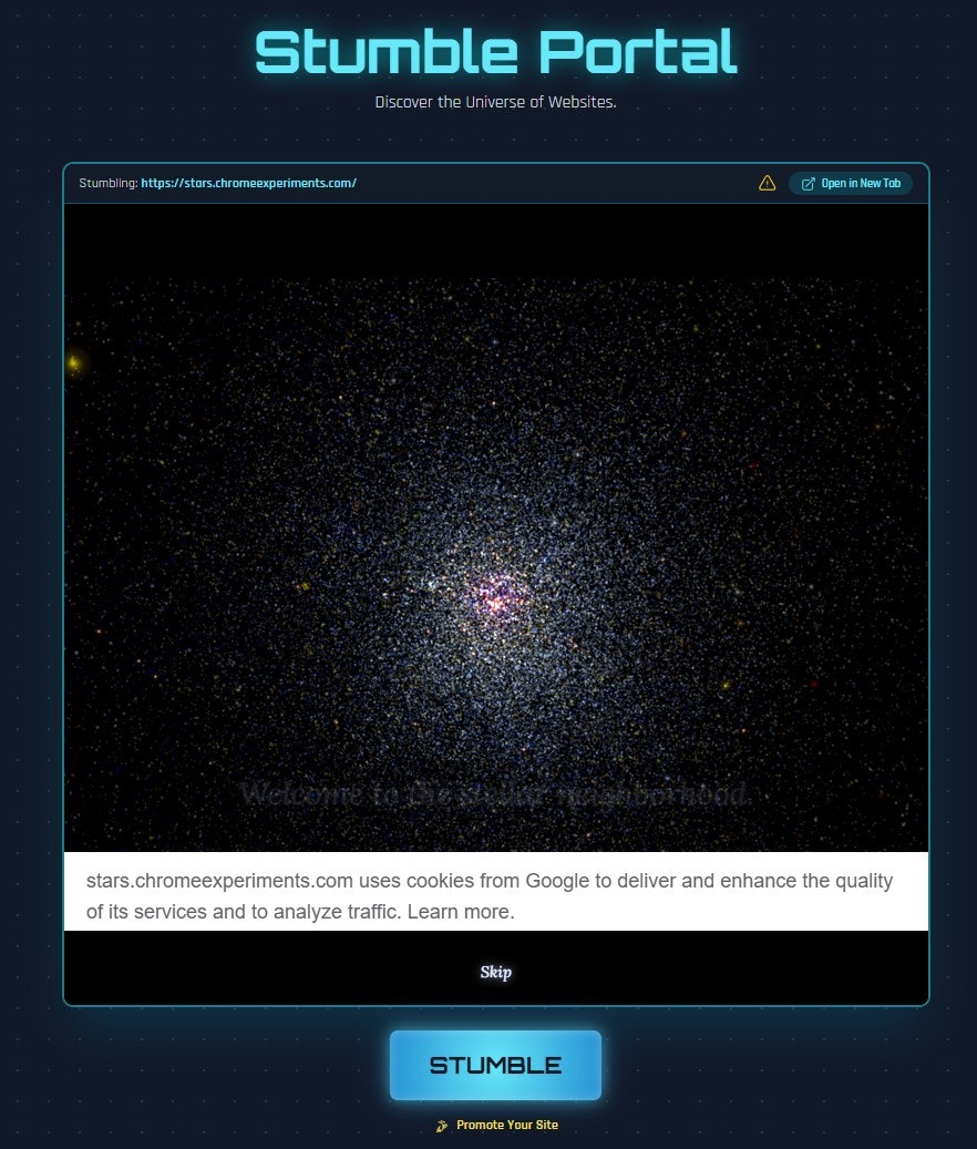 Média Trébucher - Ramenez la joie de la navigation sur le Web aléatoire. 5