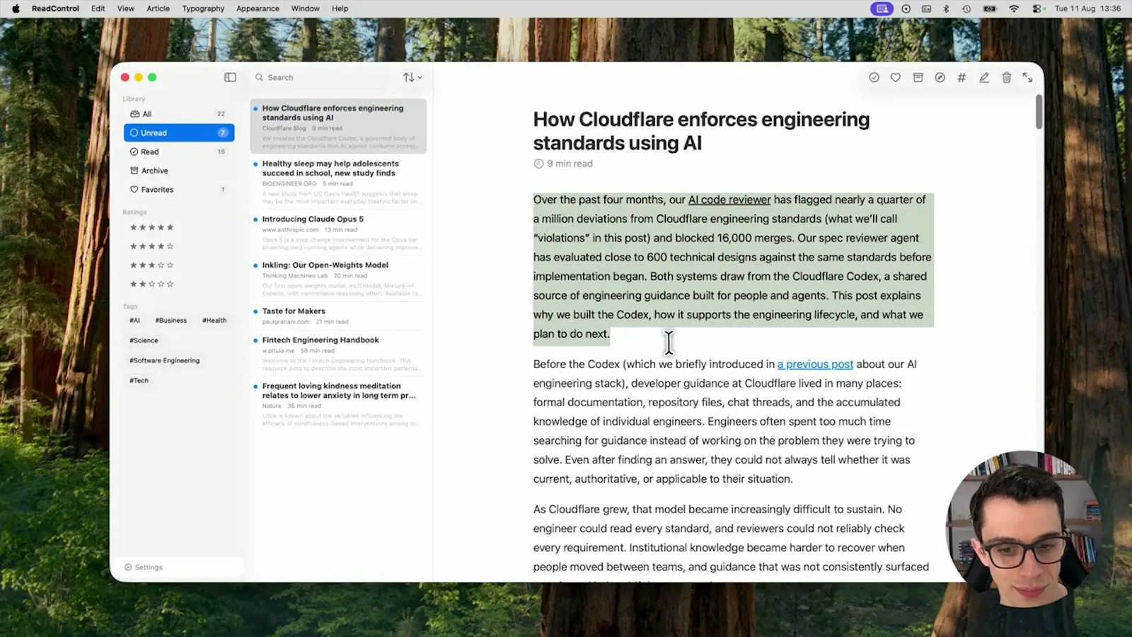 ReadControl screenshot 1 (video preview)