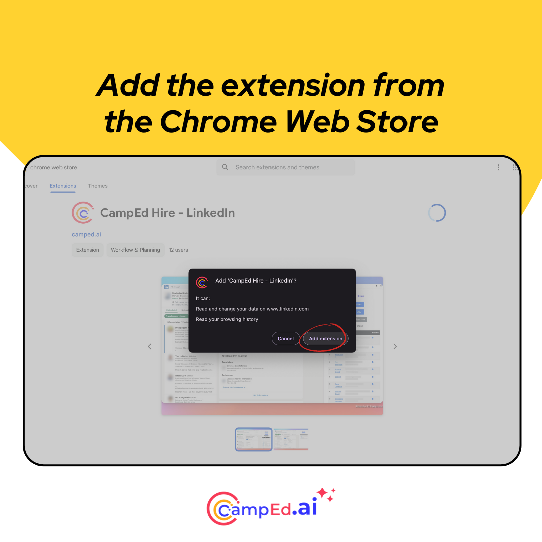 CampEd Hire - LinkedIn Chrome Extension media 5