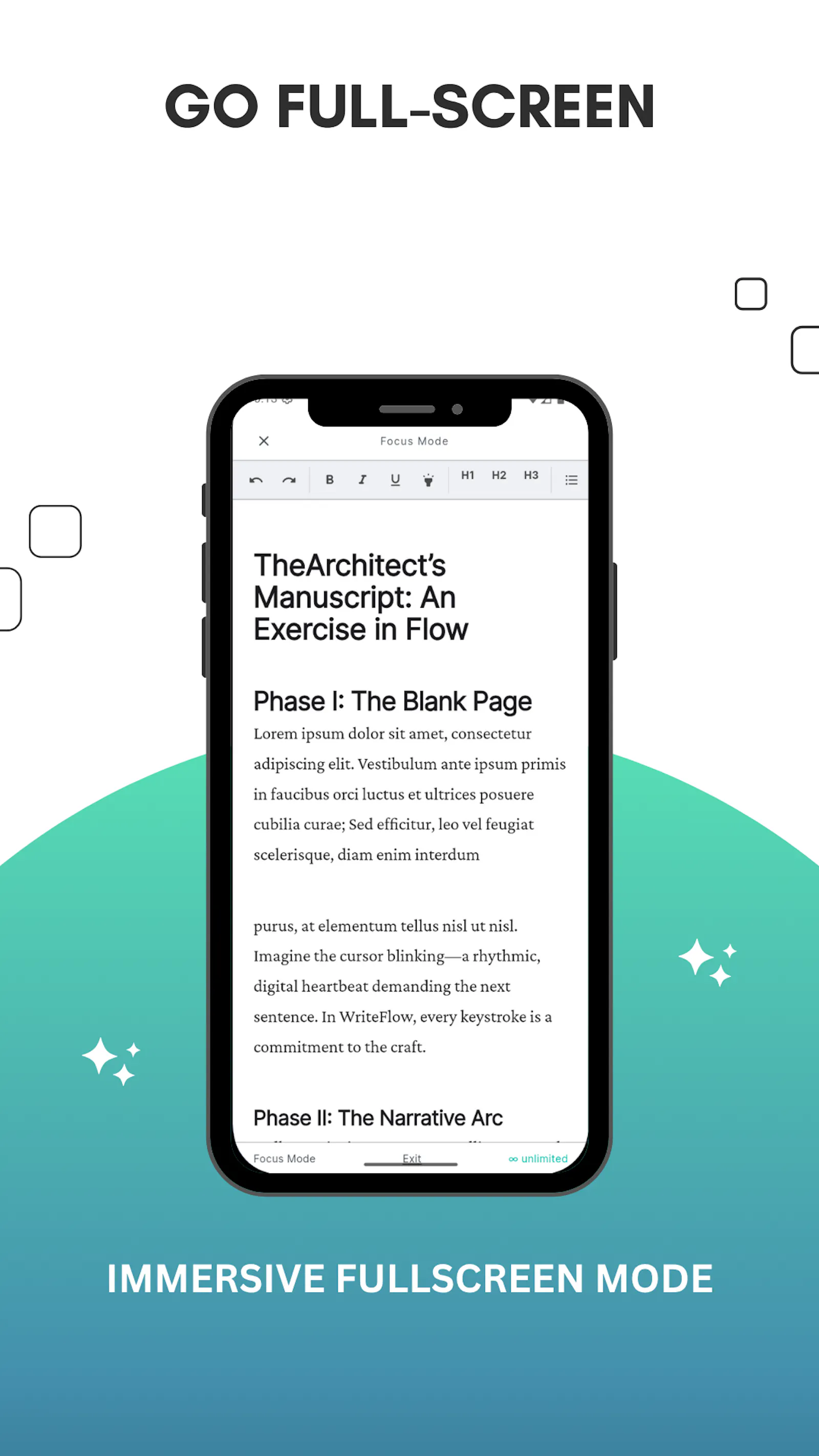 WriteFlow: Focused Writing App screenshot 2