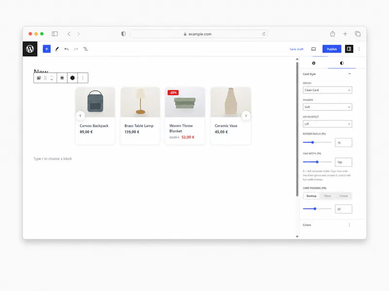 Amitry Product Category Slider screenshot 2