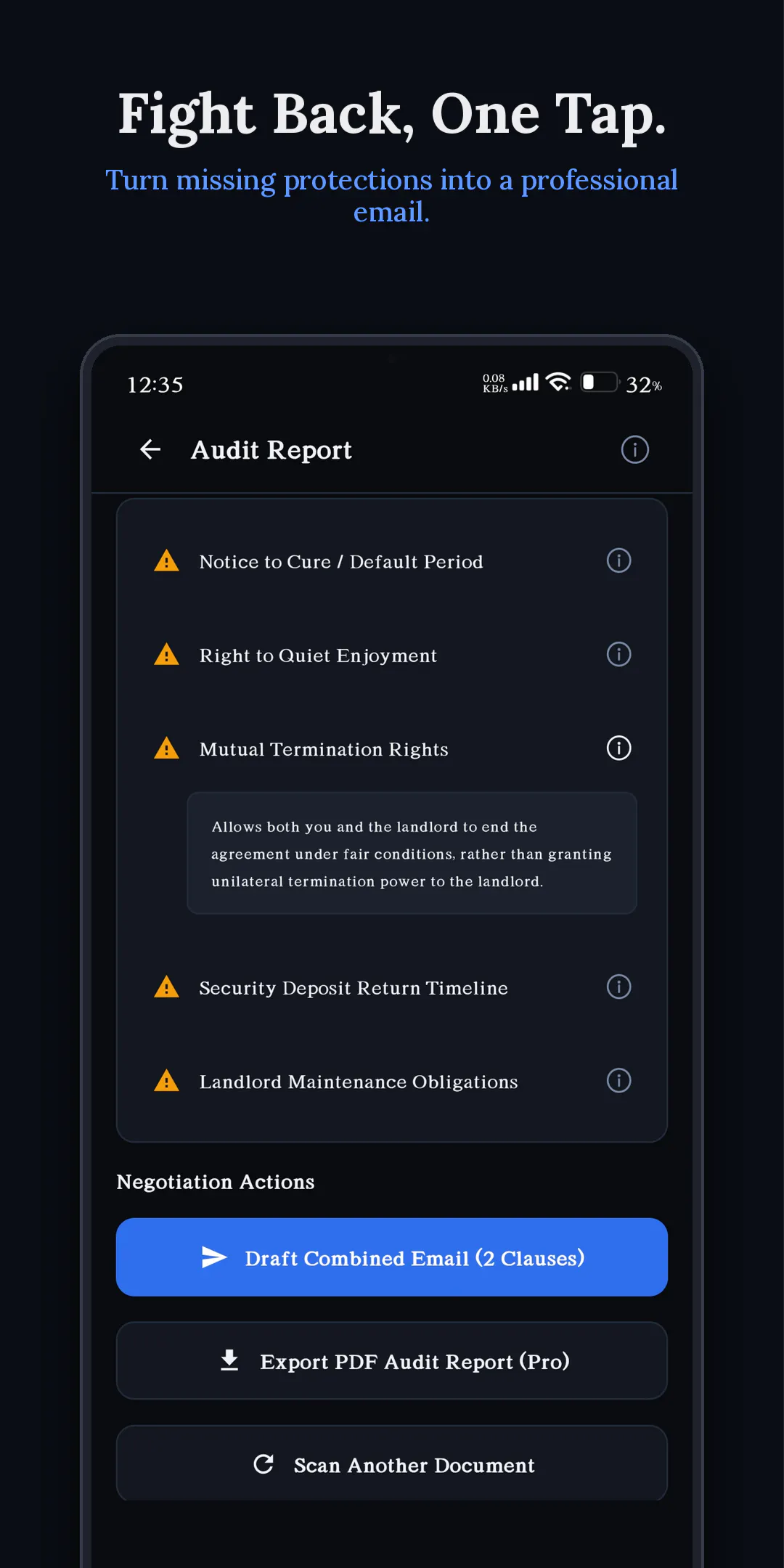 Legal AI: Offline Contract Scanner gallery image