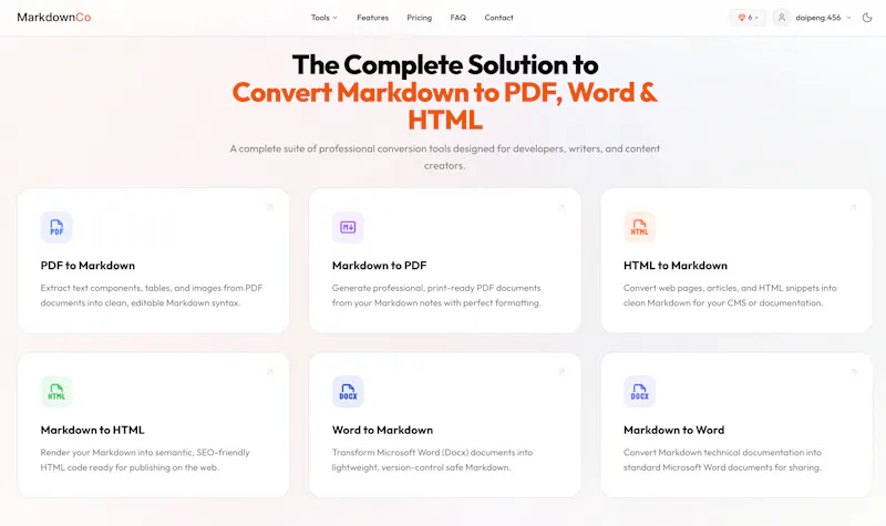 MarkdownCo screenshot 2