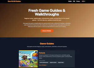 One Hit Kill Guides gallery image