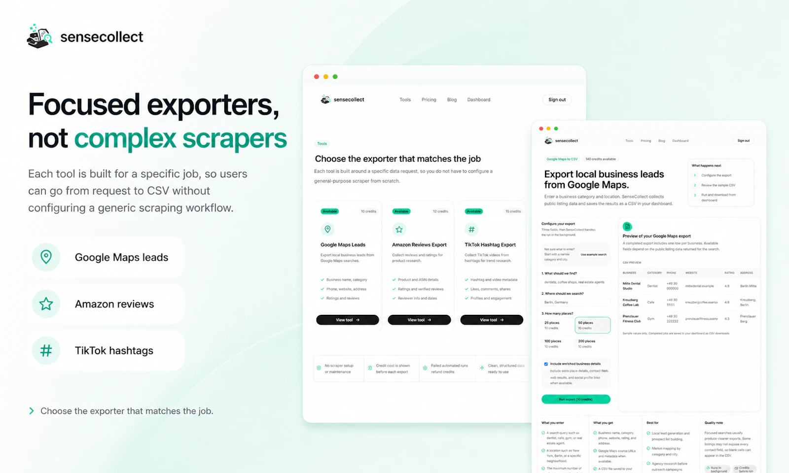 SenseCollect screenshot 2