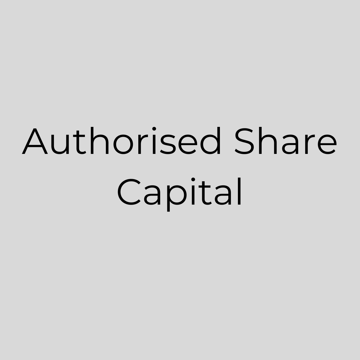 Share Capital Increase 