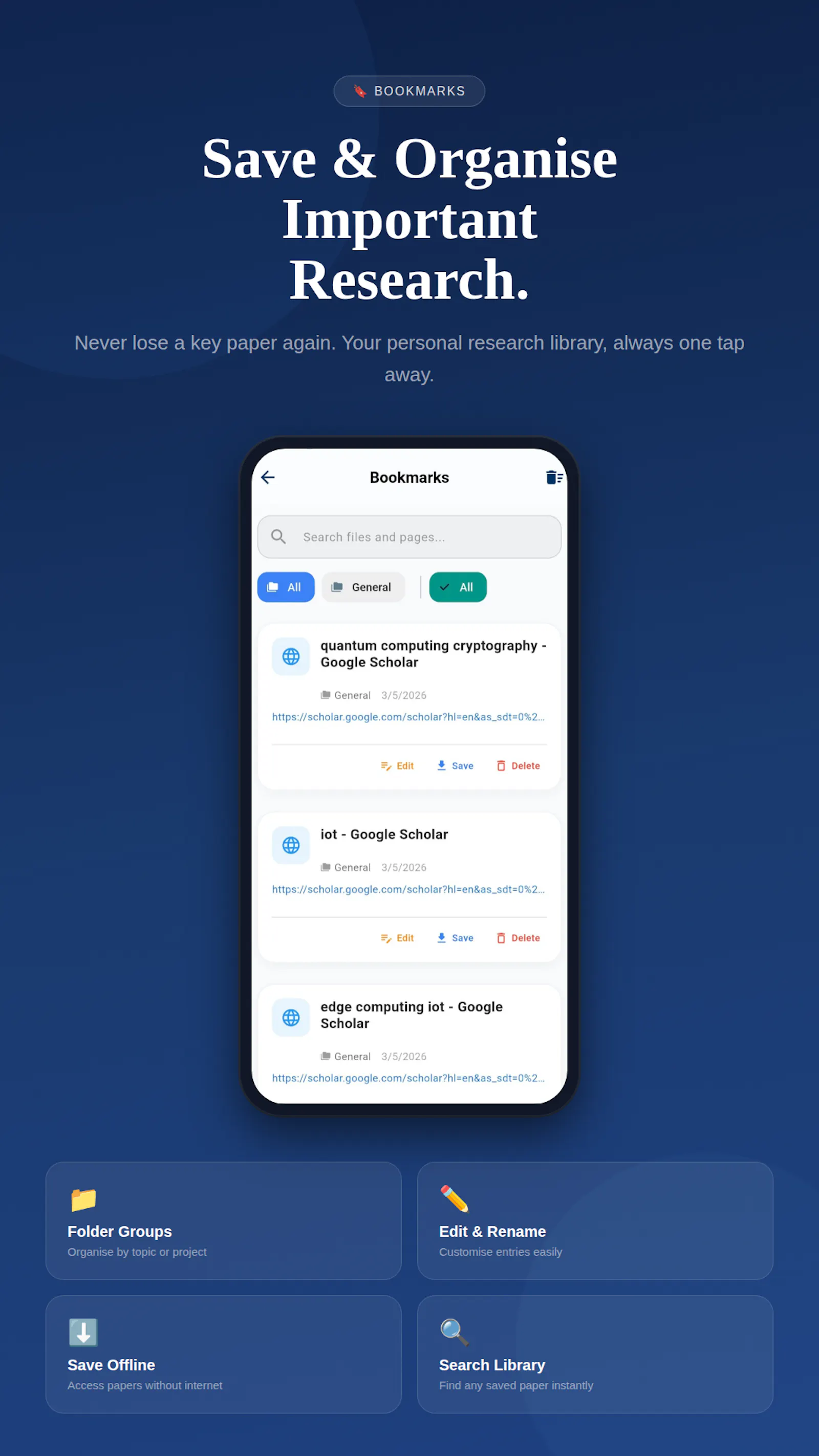 GScholar App screenshot 3