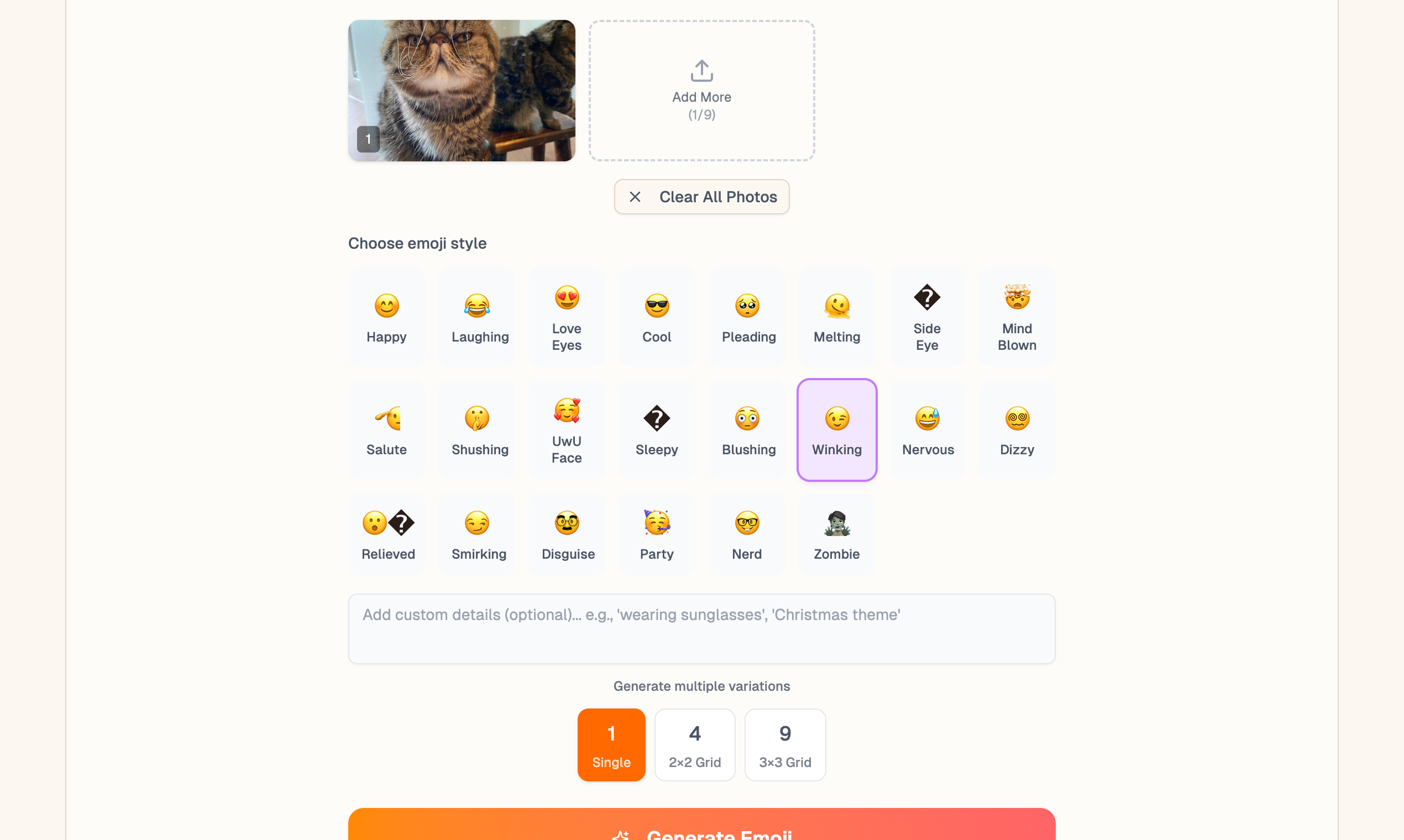 Média Générateur d'Emoji Chat - Transformez instantanément la photo de votre chat en emojis personnalisés 4
