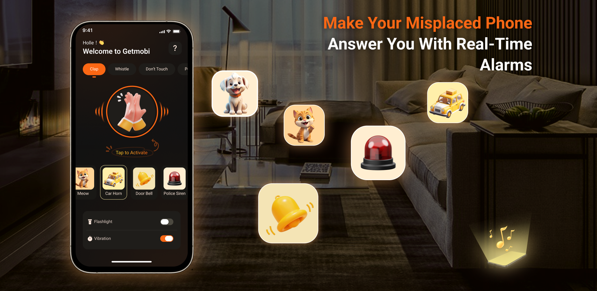 Getmobi - Clap per trovare il mio telefono media 1