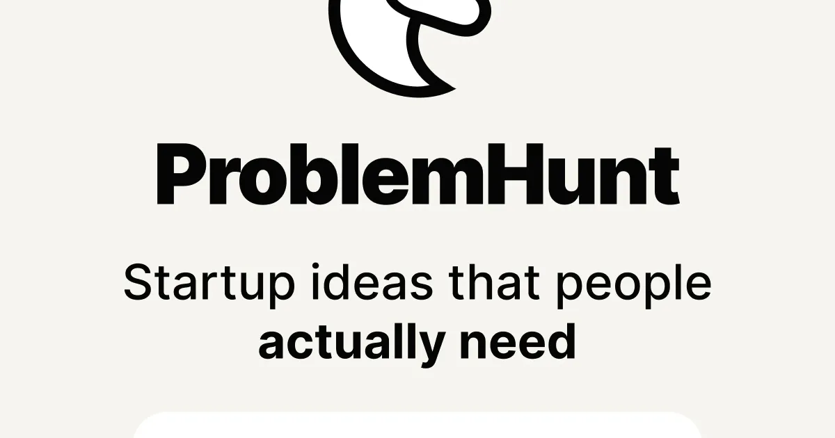 ProblemHunt