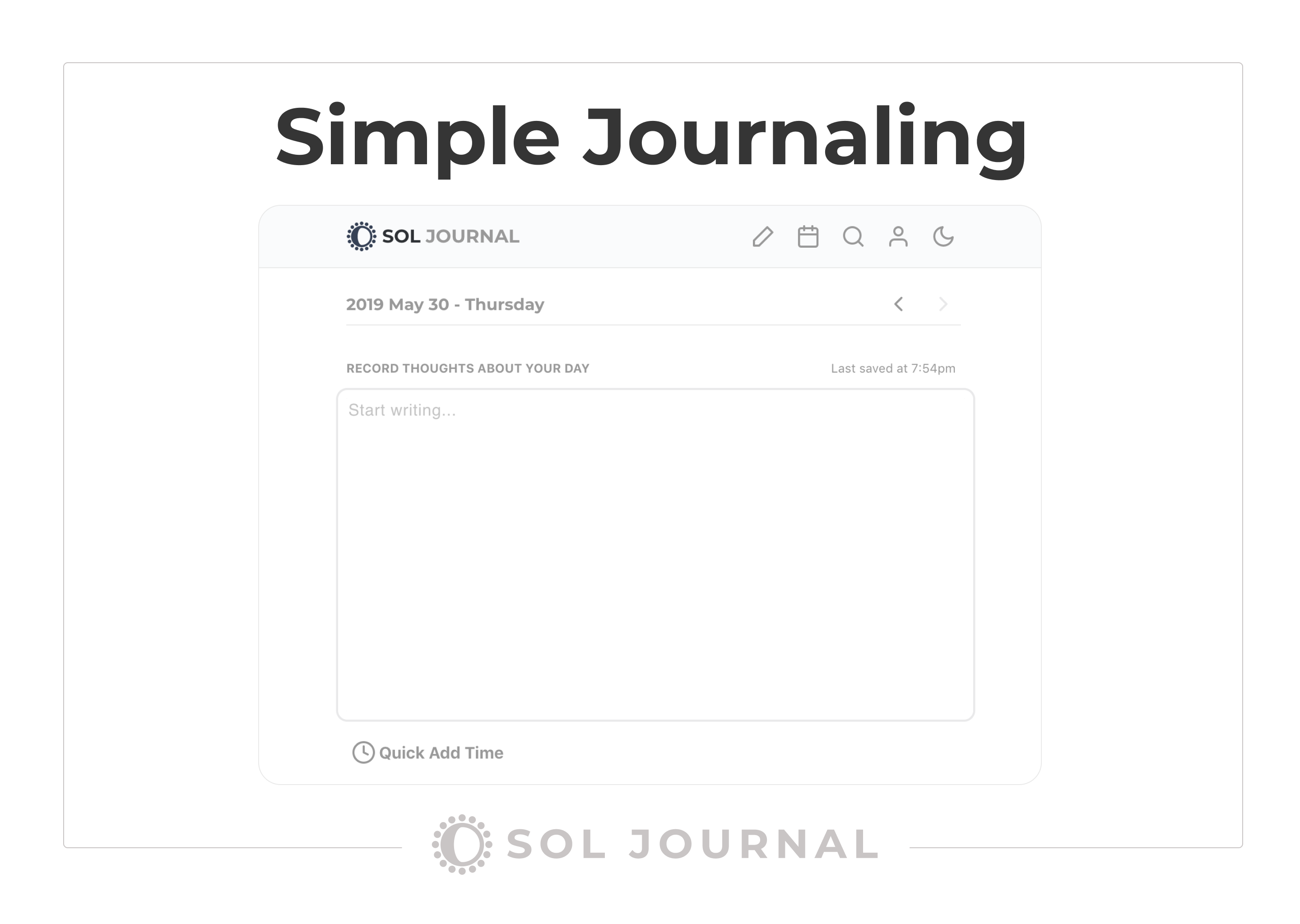 Sol Journal Image