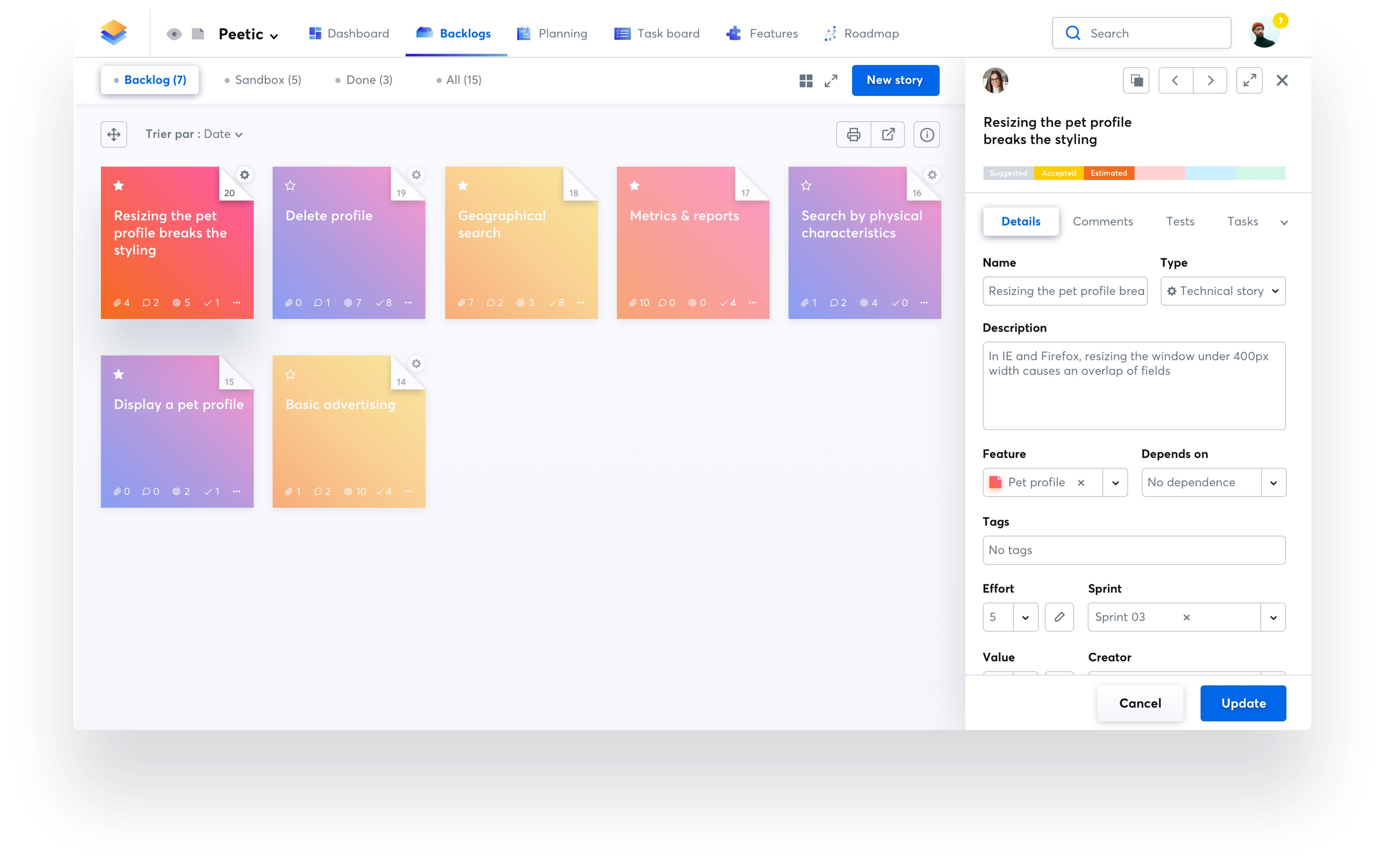 iceScrum gallery image