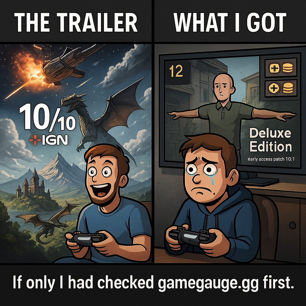 GameGauge.GG - Smart Game -beoordelingen aangedreven door uw Steam -bibliotheek media 3