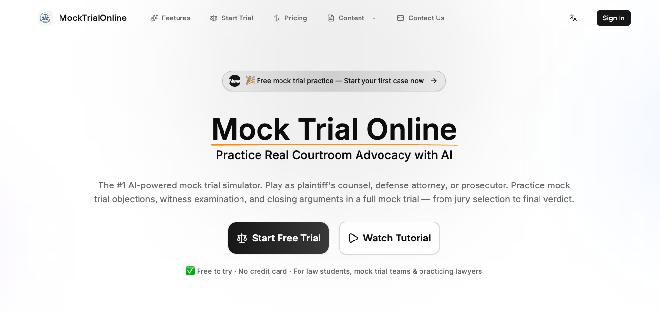 MockTrialOnline gallery image