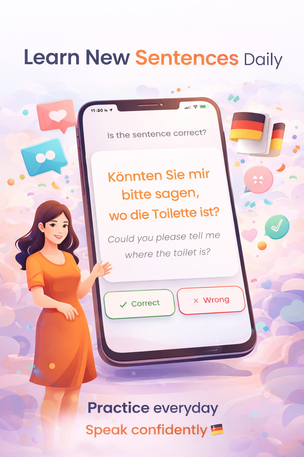 German Guru - English & Indian Languages - Screenshot 3 showing product features and functionality