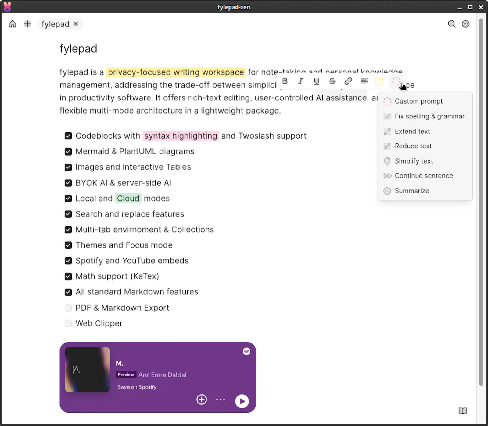 fylepad screenshot 3
