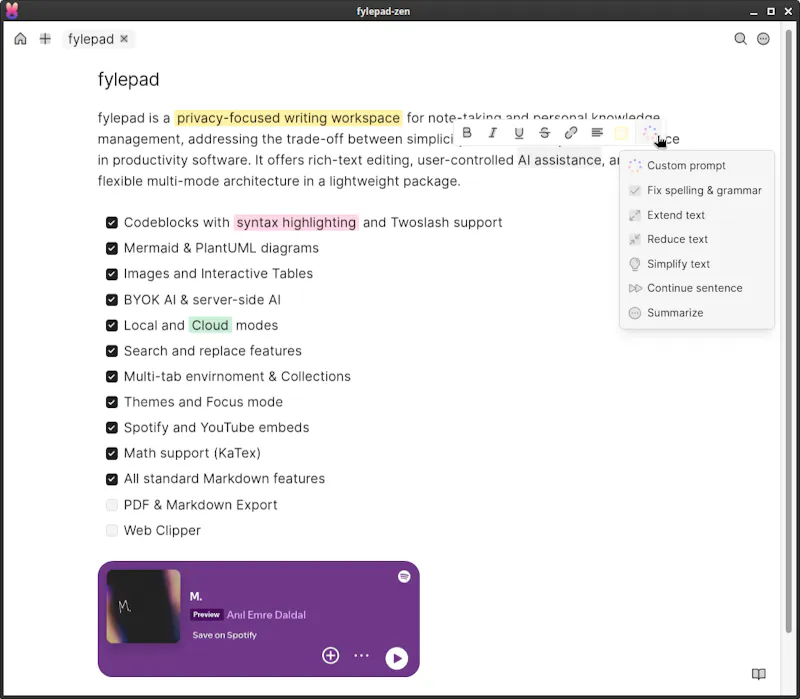fylepad screenshot 3