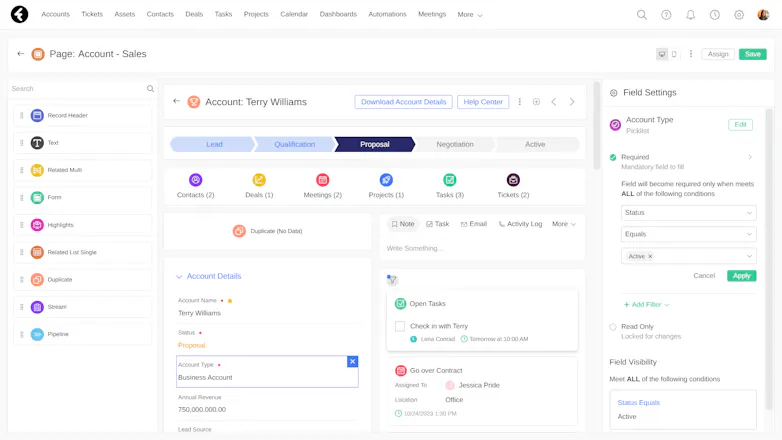 Fireberry CRM gallery image