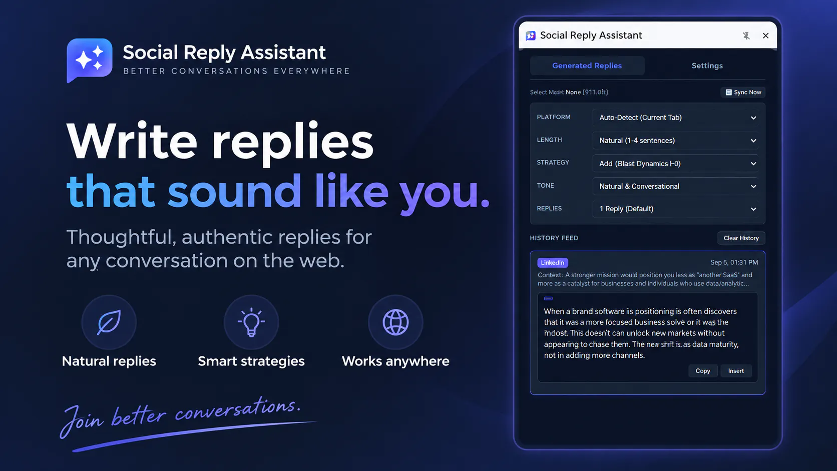 Social Reply Assistant gallery image
