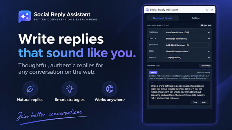 Social Reply Assistant screenshot 3