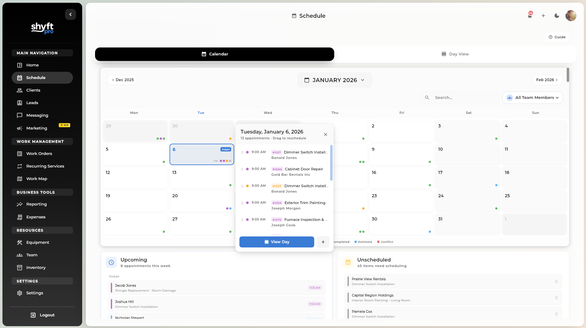 Shyft Pro - Screenshot 2 showing product features and functionality