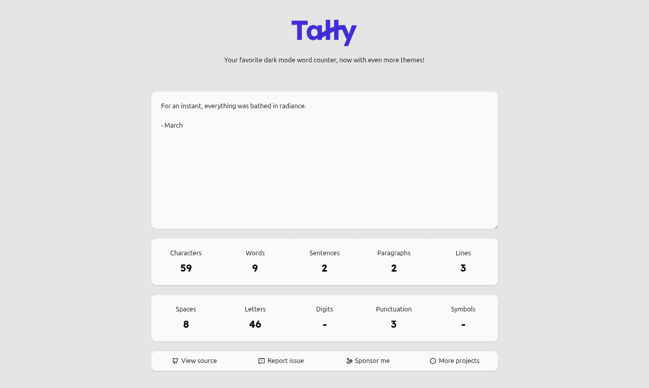 Tally - Word Counter gallery image