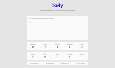 Tally - Word Counter gallery image