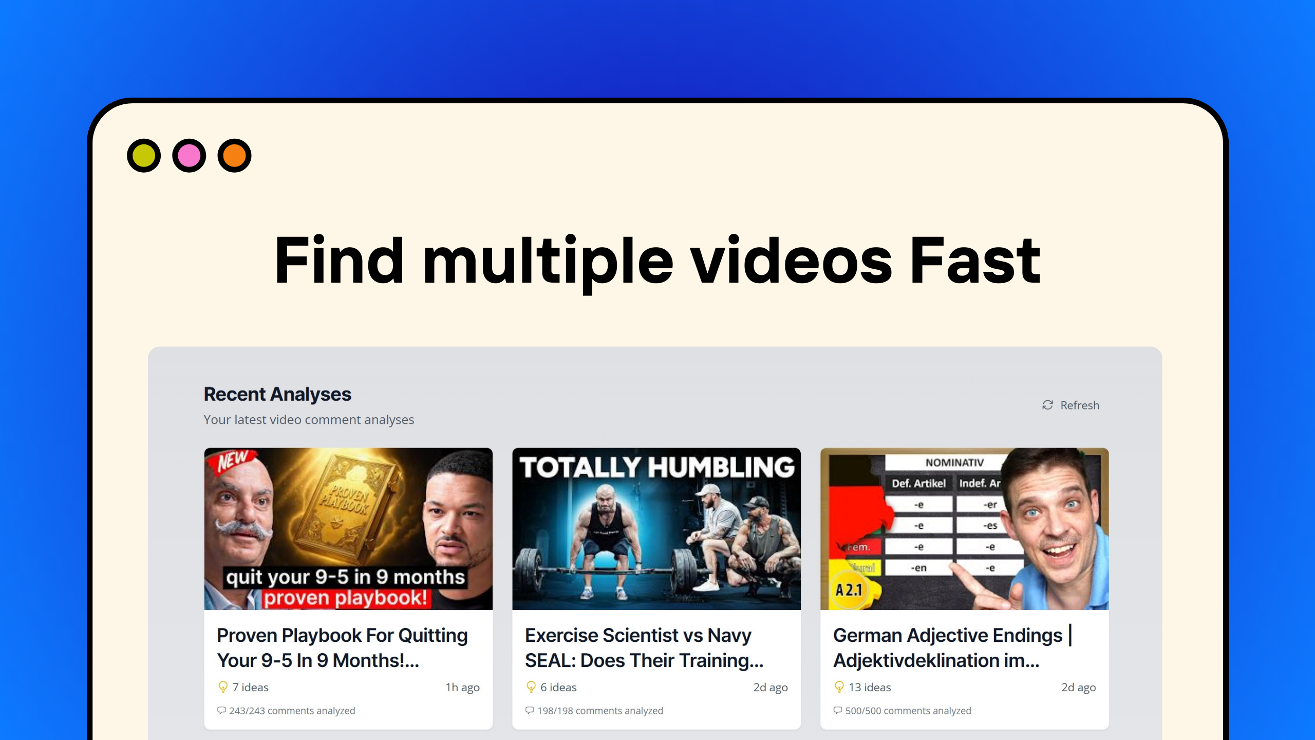 وسائط Trendshunt - ابحث عن أفكار فيديو YouTube الفيروسية من التعليقات 2