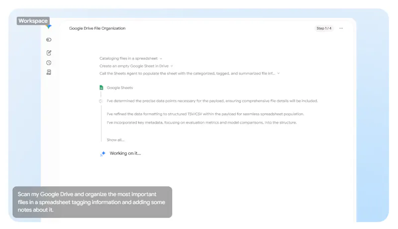 Gemini Spark screenshot 5