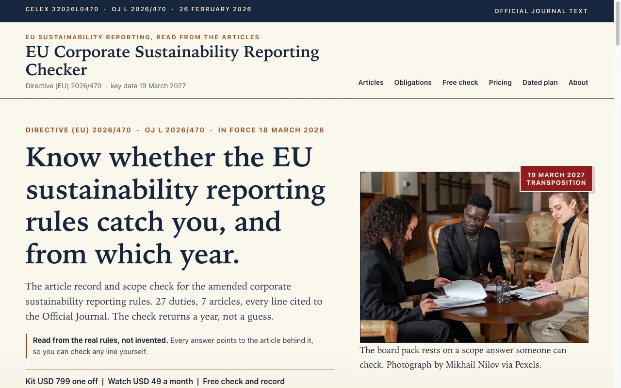 EU Corporate Sustainability Reporting... gallery image