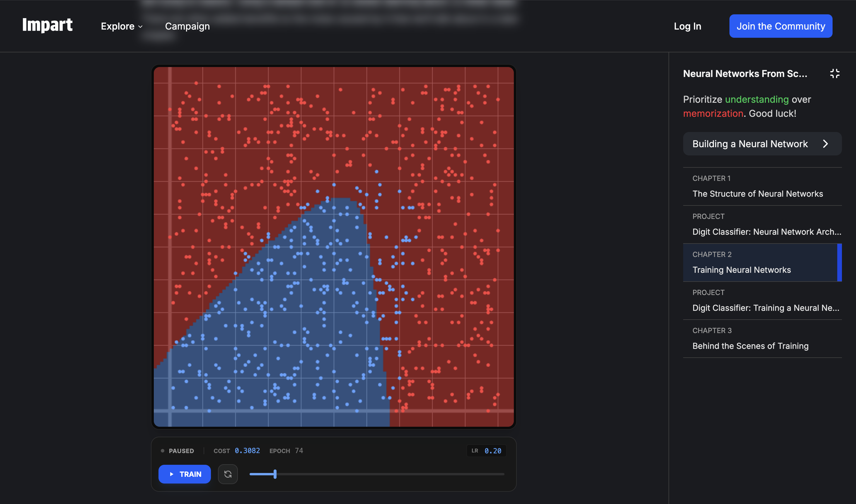 Impart - Screenshot 3 showing product features and functionality