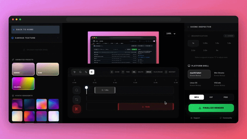 Scenify - Screenshot 2 showing product features and functionality