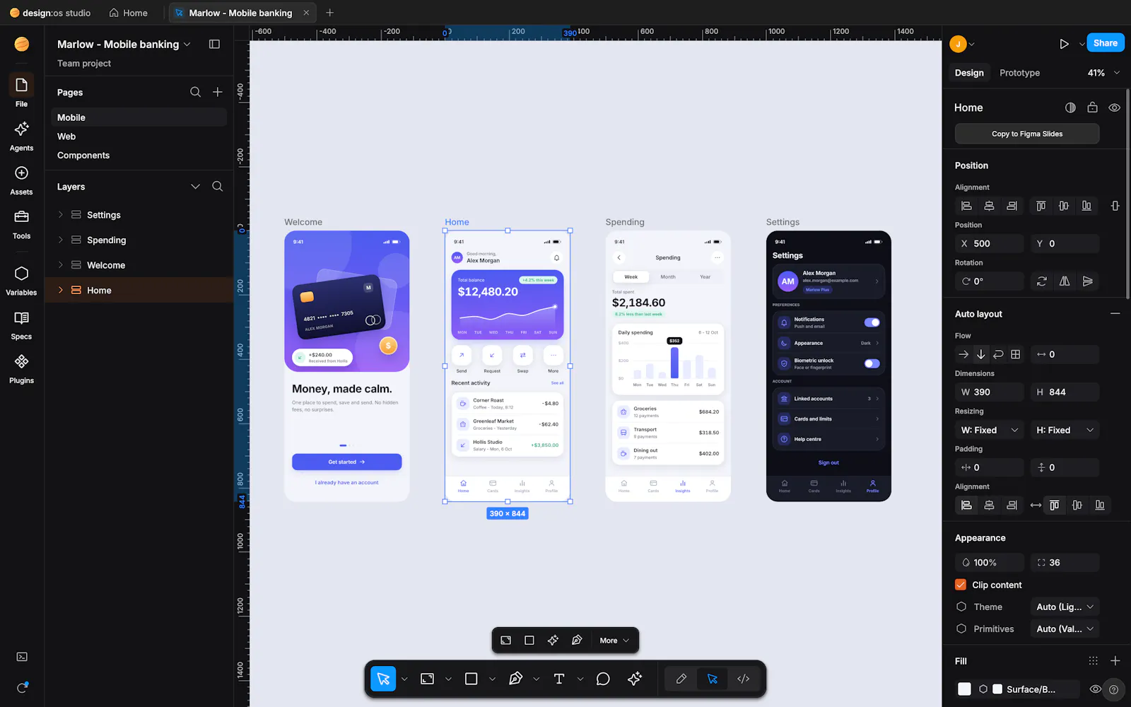 DESIGN:OS Studio screenshot 1