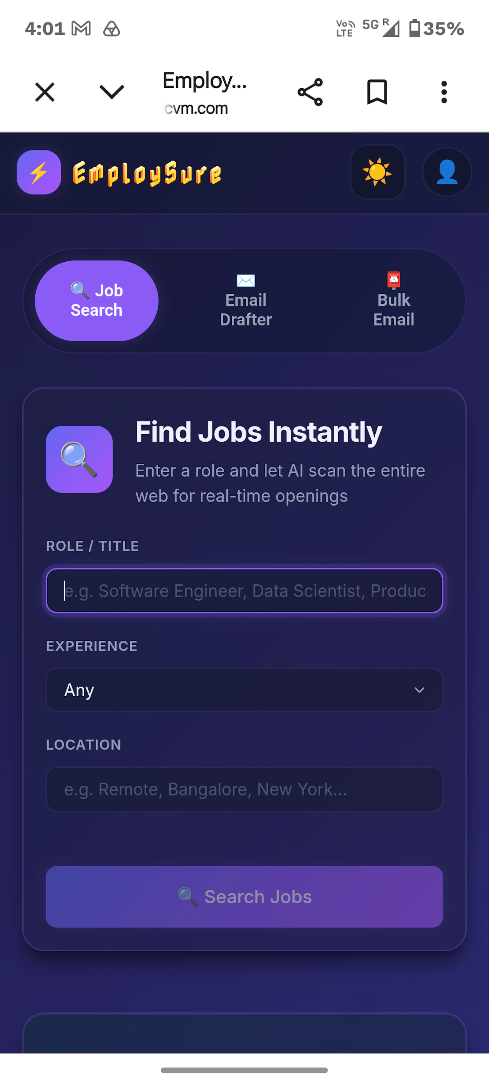 EmploySure- Ai-powered Job search agent screenshot 3