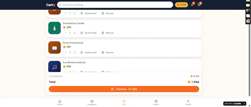 Cartly screenshot 3