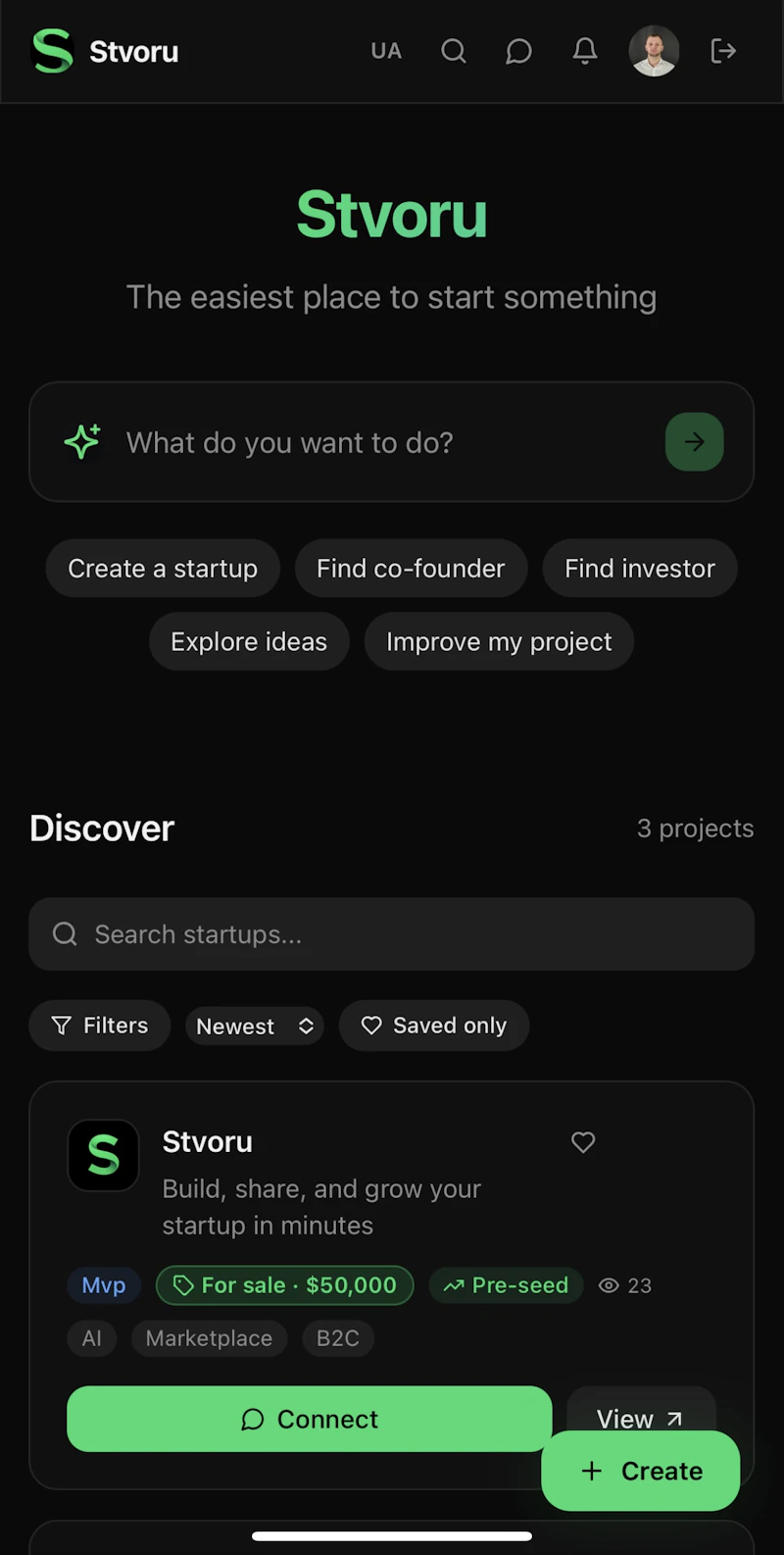 Stvoru screenshot 1
