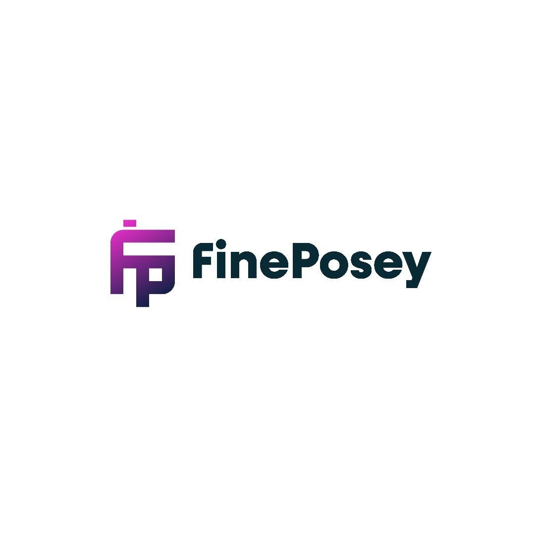 FinePOSEY  - Product Hunt launch logo and brand identity