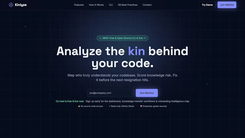 Kinlyze screenshot 1 (video preview)