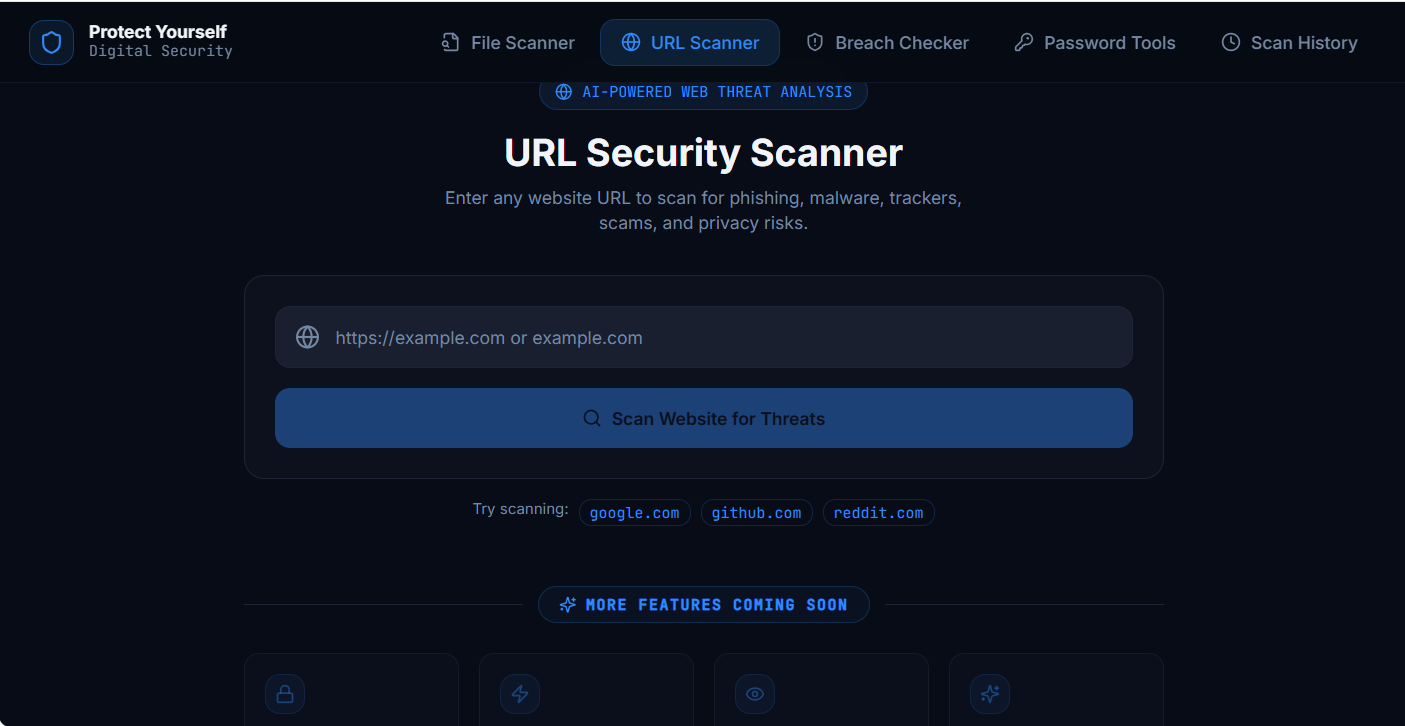 Protect yourself scanner and security gallery image