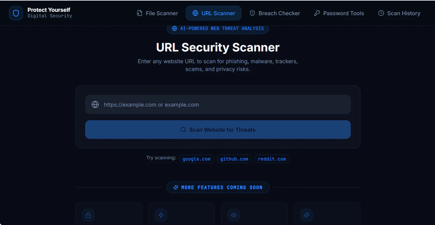 Protect yourself scanner and security screenshot 2