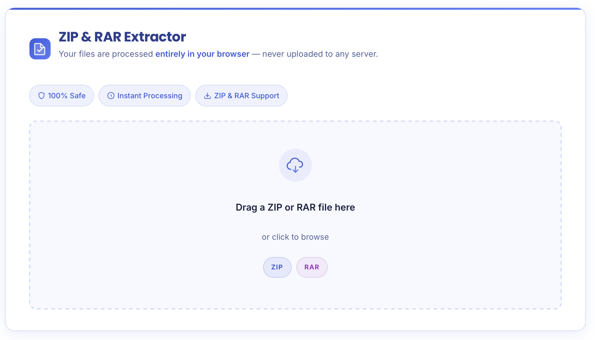Client Side RAR & ZIP Opener gallery image