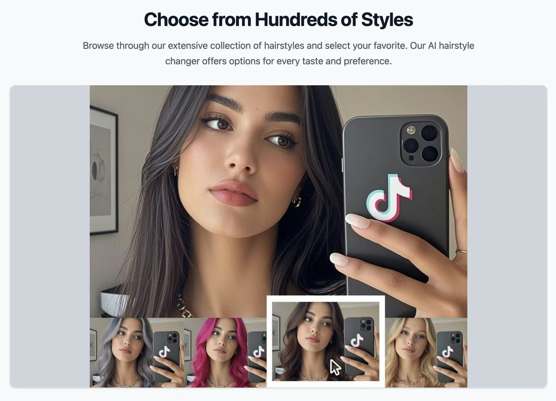 Hairstyle AI gallery image