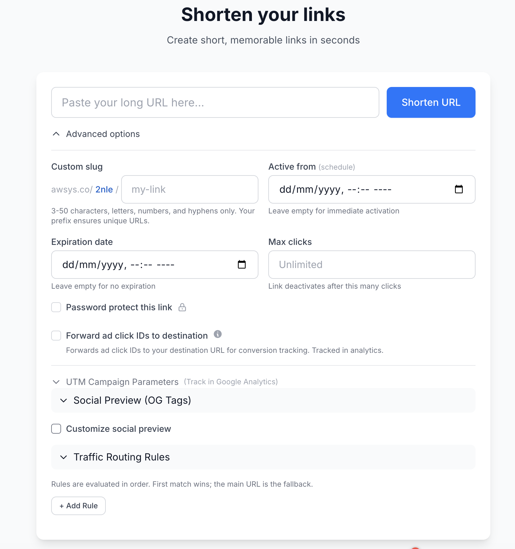 Smart URL Shortener gallery image