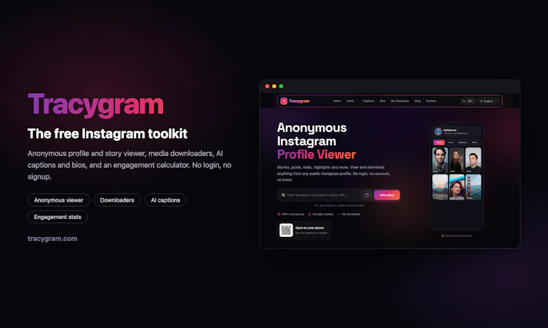 Tracygram screenshot 1