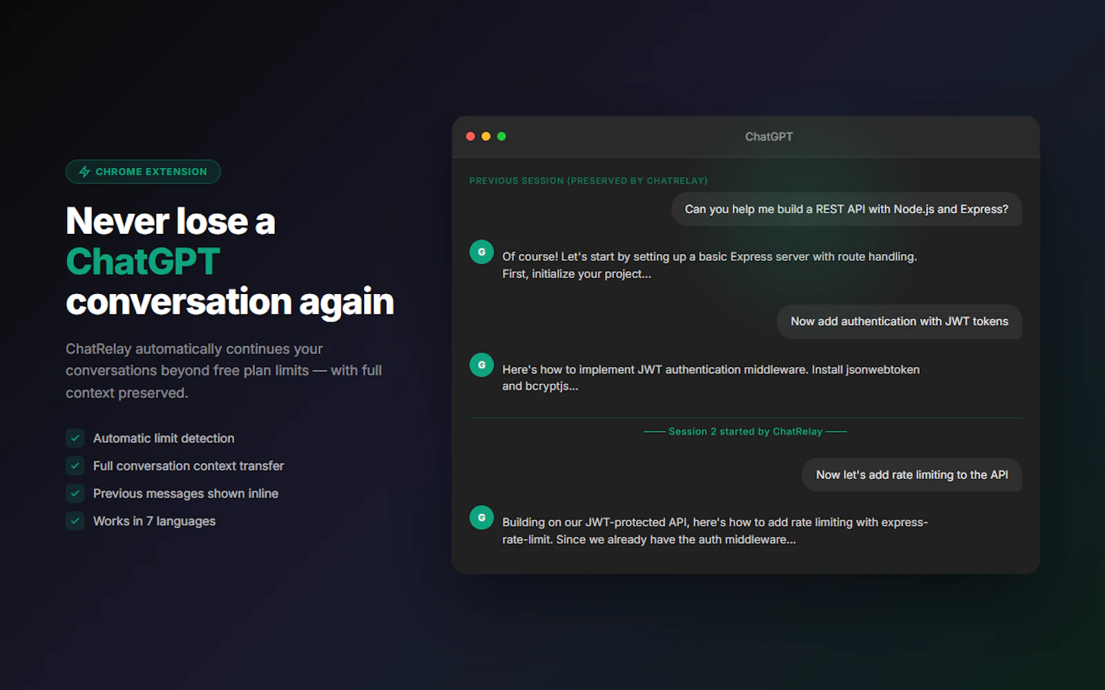 ChatRelay screenshot 3