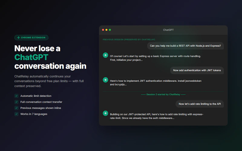 ChatRelay screenshot 3