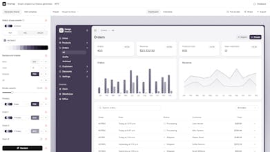Smart shadcn/ui theme generator gallery image