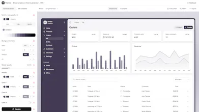 Smart shadcn/ui theme generator gallery image